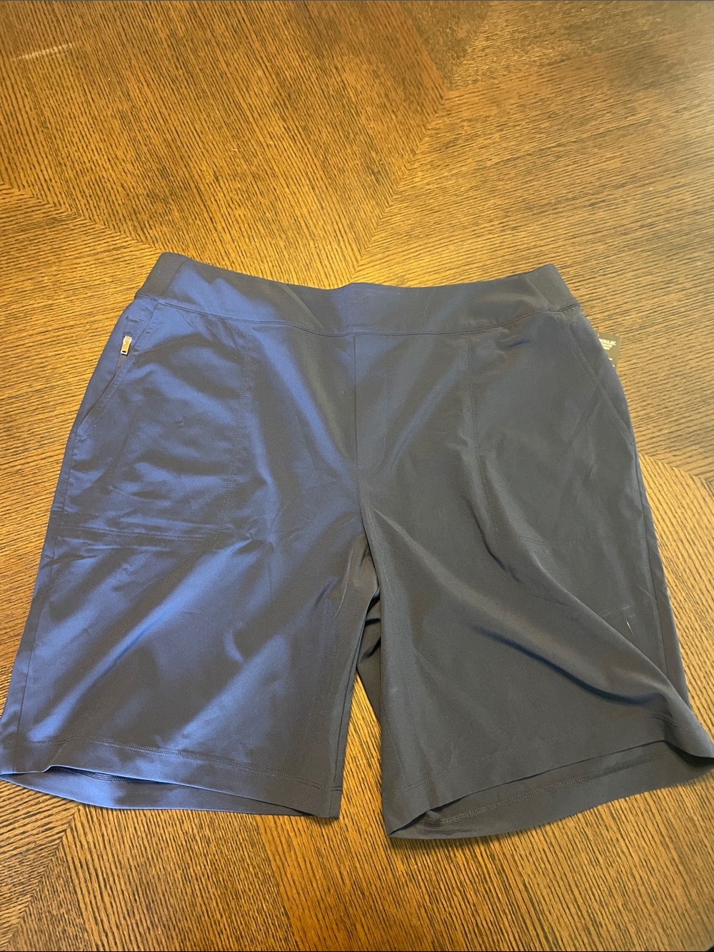 Skechers Dark Navy Women's Bermuda Shorts with Wide Waistband